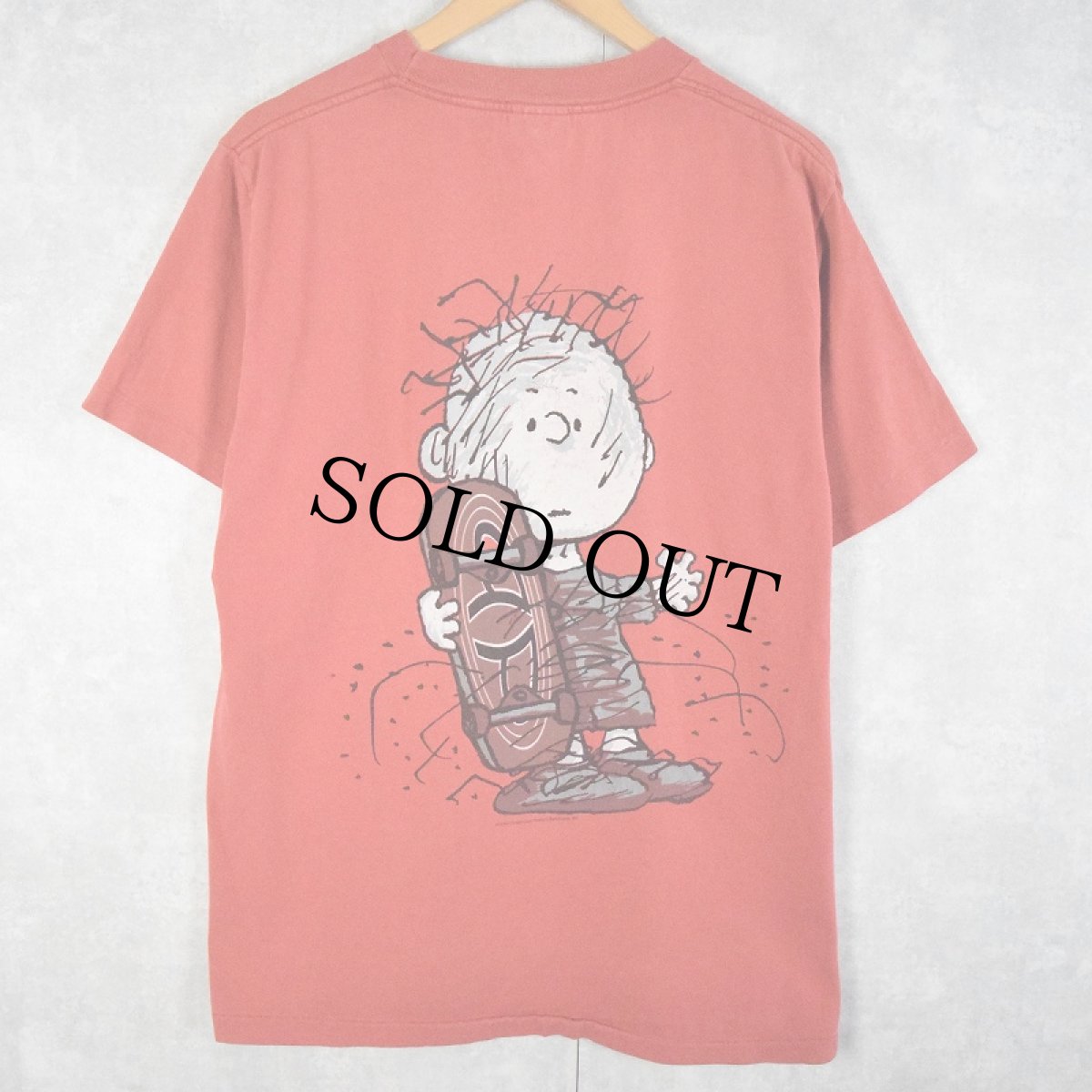 画像2: 90's PEANUTS USA製 "WOODSTOCK × PIGPEN" キャラクタープリントTシャツ (2)