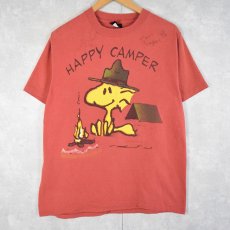 画像1: 90's PEANUTS USA製 "WOODSTOCK × PIGPEN" キャラクタープリントTシャツ (1)