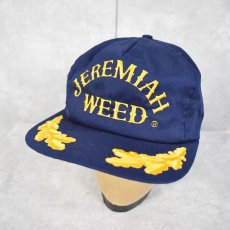 画像1: 90's USA製 "JEREMIAH WEED" スナップバック 刺繍キャップ (1)