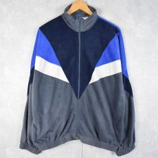 画像1: 70〜80's 切り替えデザイン ベロアジャージ (1)