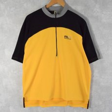 画像1: RLX POLOSPORT Ralph Lauren ハーフジップ サイクリングシャツ M (1)