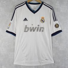 画像1: 2012-2013 Real Madrid サッカーユニフォームシャツ M (1)