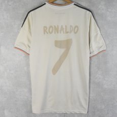 画像2: 2013-2014 Real Madrid "RONALD 7" サッカーユニフォームシャツ (2)