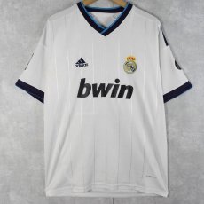 画像1: 2012-2013 Real Madrid "ALONSO 14" サッカーユニフォームシャツ XL (1)