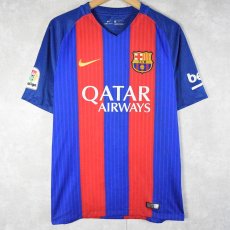 画像1: 2016-17 FC Barcelona "AUTHENTIC" サッカーユニフォームシャツ M (1)