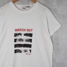 画像1: FORE WARNED "WATCH OUT" イラストプリントTシャツ L (1)