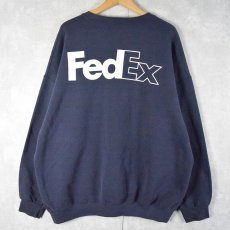 画像1: FedEx 企業ロゴプリントスウェット 2XL (1)