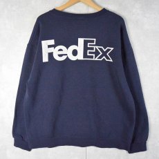 画像1: FedEx 企業ロゴプリントスウェット L (1)