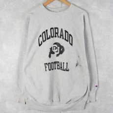 画像1: 90's Champion REVERSE WEAVE "COLORADO FOOTBALL" プリントスウェット L (1)