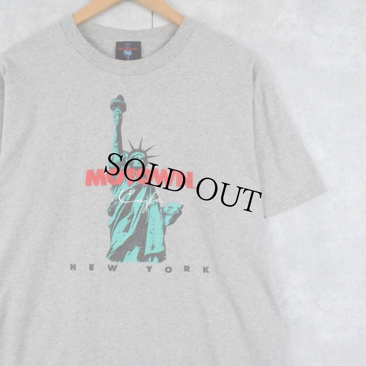 画像1: MOTOWN Cafe USA製 レコードレーベル レストランプリントTシャツ (1)