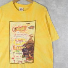 画像1: 90's THE BEATLES "Sgt. Pepper's Lonely Hearts Club Band" タイダイ ロックバンドアルバムTシャツ L (1)