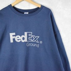 画像1: FedEx 企業ロゴプリントスウェット (1)