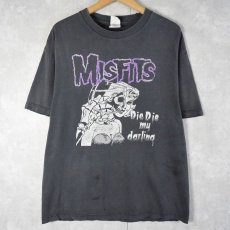 画像1: THE MISFITS "Die Die my darling" ハードコアパンクバンドTシャツ L (1)