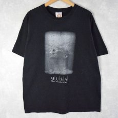 画像1: Museo Subacu?tico de Arte "MUSA" カンクン海底美術館プリントTシャツ BLACK L (1)