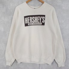 画像1: 90's HERSHEY'S USA製  お菓子企業プリントスウェット XL (1)