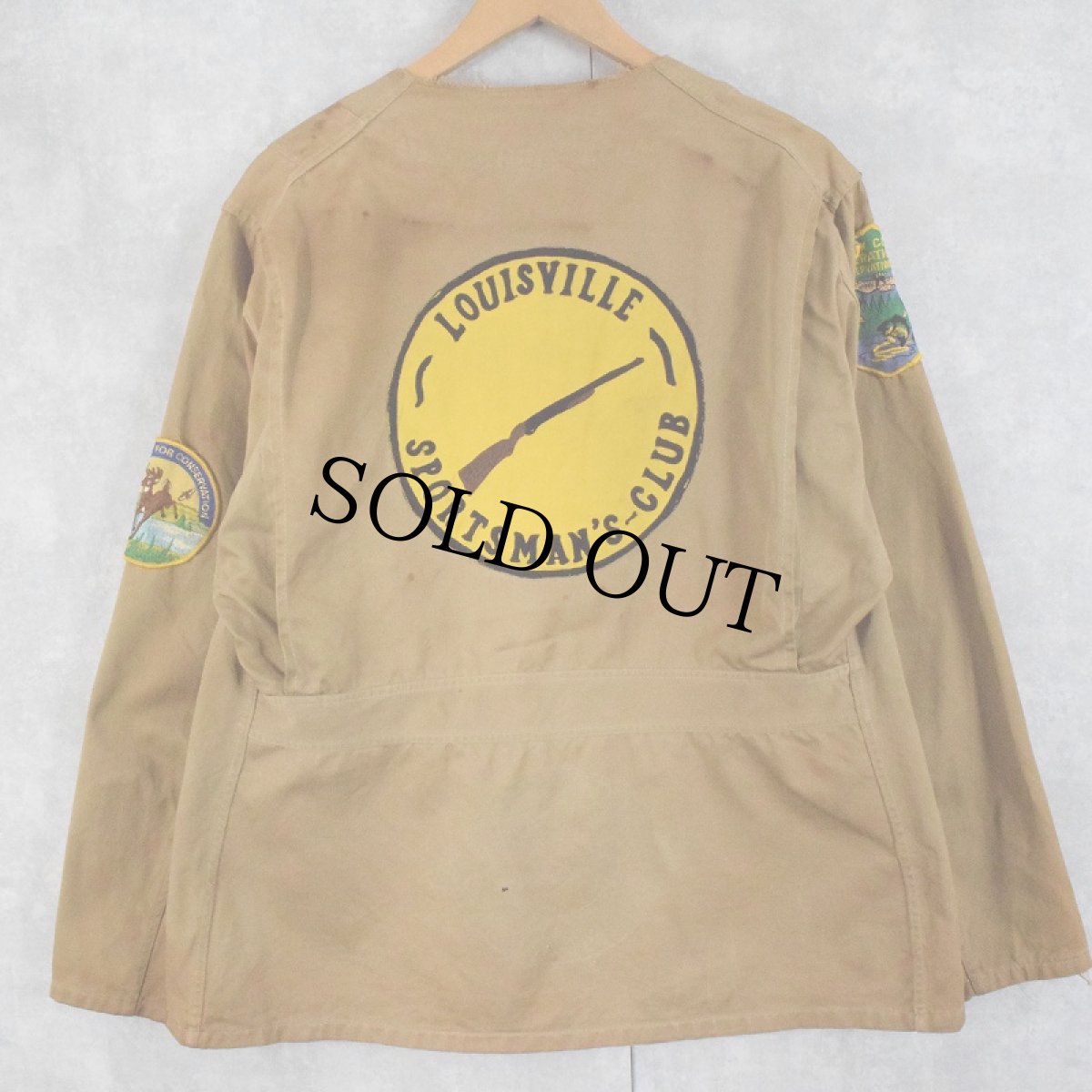 画像2: 50's 10-X IMPERIAL パッチ付き シューティングジャケット (2)