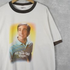 画像1: The 40 Years-Old Virgin コメディ映画プリント リンガーTシャツ (1)