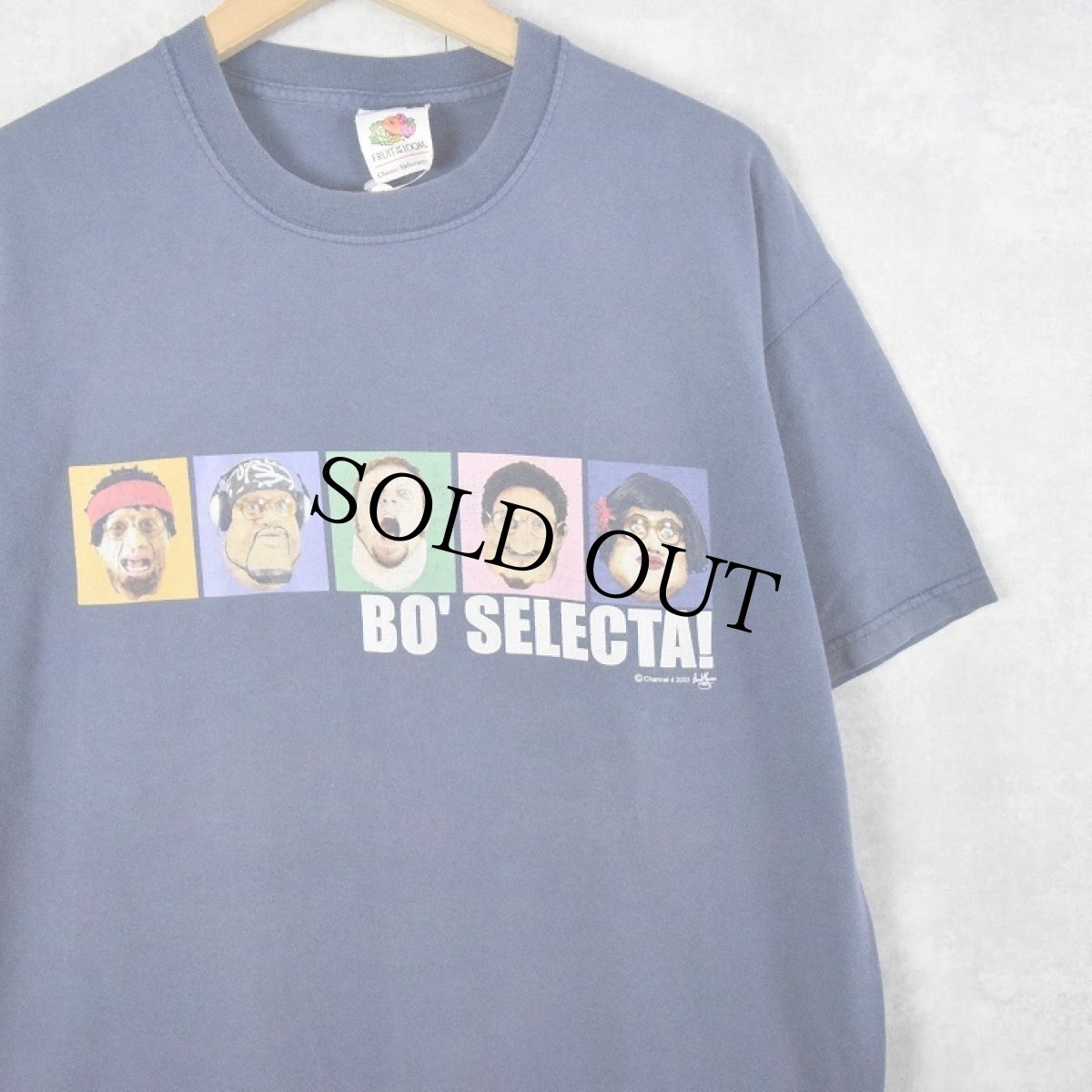 画像1: 2000's Bo' Selecta! コメディドラマ プリントTシャツ L (1)