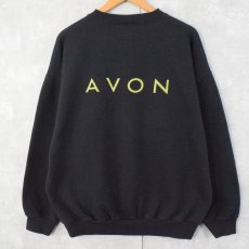 画像2: 90's AVON "women of earth" 香水ブランドプリントTシャツ BLACK XL (2)