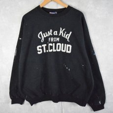 画像1: "Just a Kid FROM ST.CLOUD" プリントスウェット L (1)