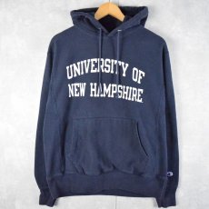 画像1: Champion REVERSE WEAVE "UNIVERSITY OF NEW HAMPSHIRE" プリントスウェットフーディー M (1)