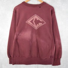 画像2: 80's Champion REVERSE WEAVE トリコタグ USA製 "CAP AND GOWN" プリントスウェット L (2)