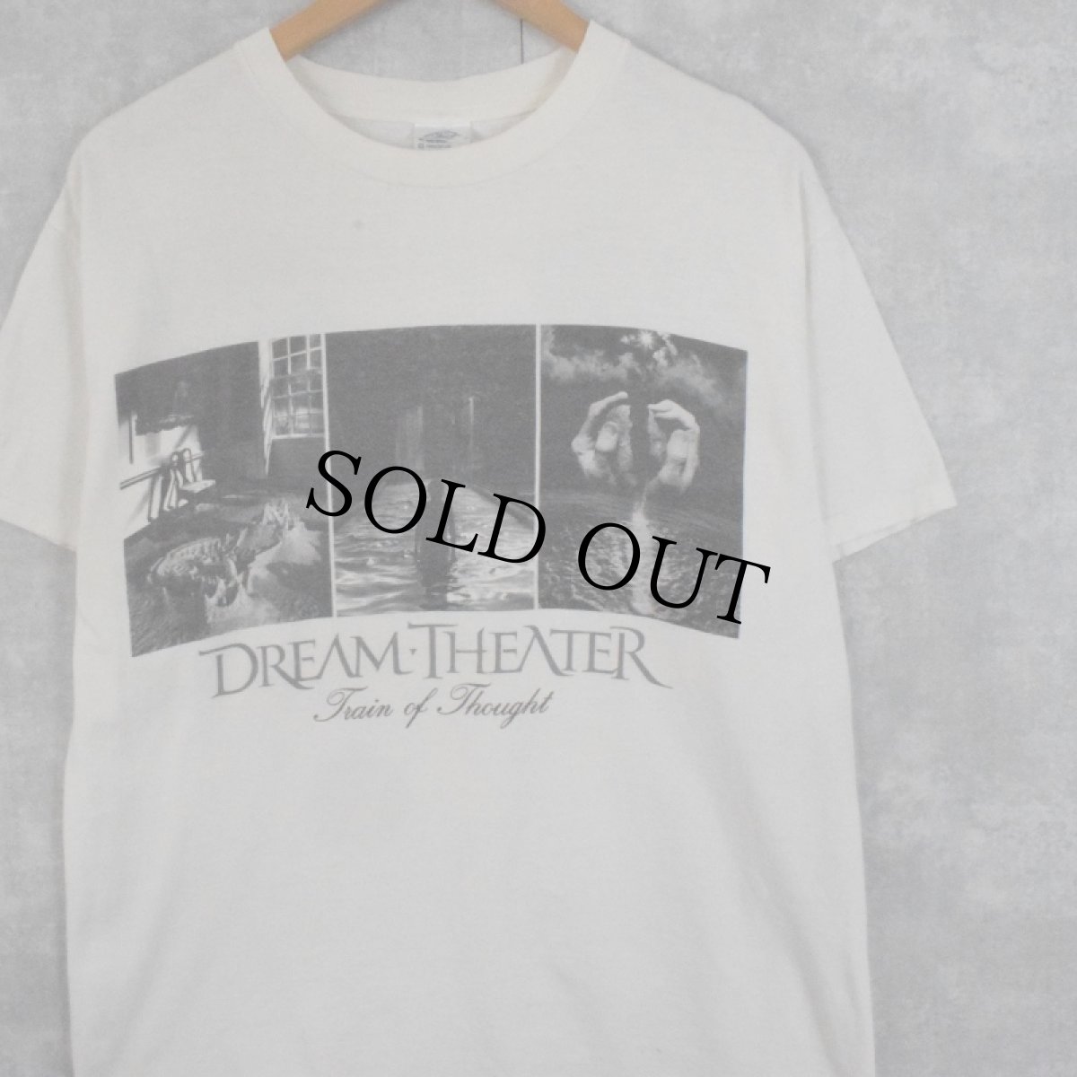 画像1: 2004 Dream Theater "Train Of Thought" プログレッシブ・メタルバンドツアーTシャツ M (1)