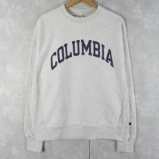 画像1: Champion REVERSE WEAVE "COLUMBIA" プリントスウェット M (1)