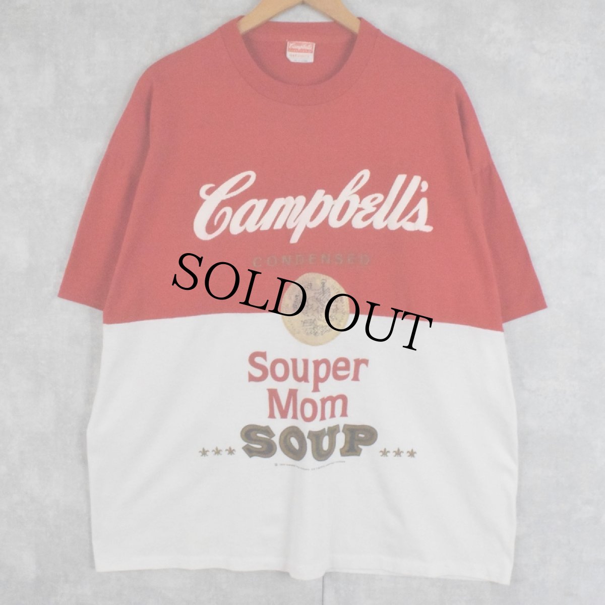 画像1: 80's Campbell's Soup "M'm! M'm! GOOD!" プリントTシャツ XXL (1)
