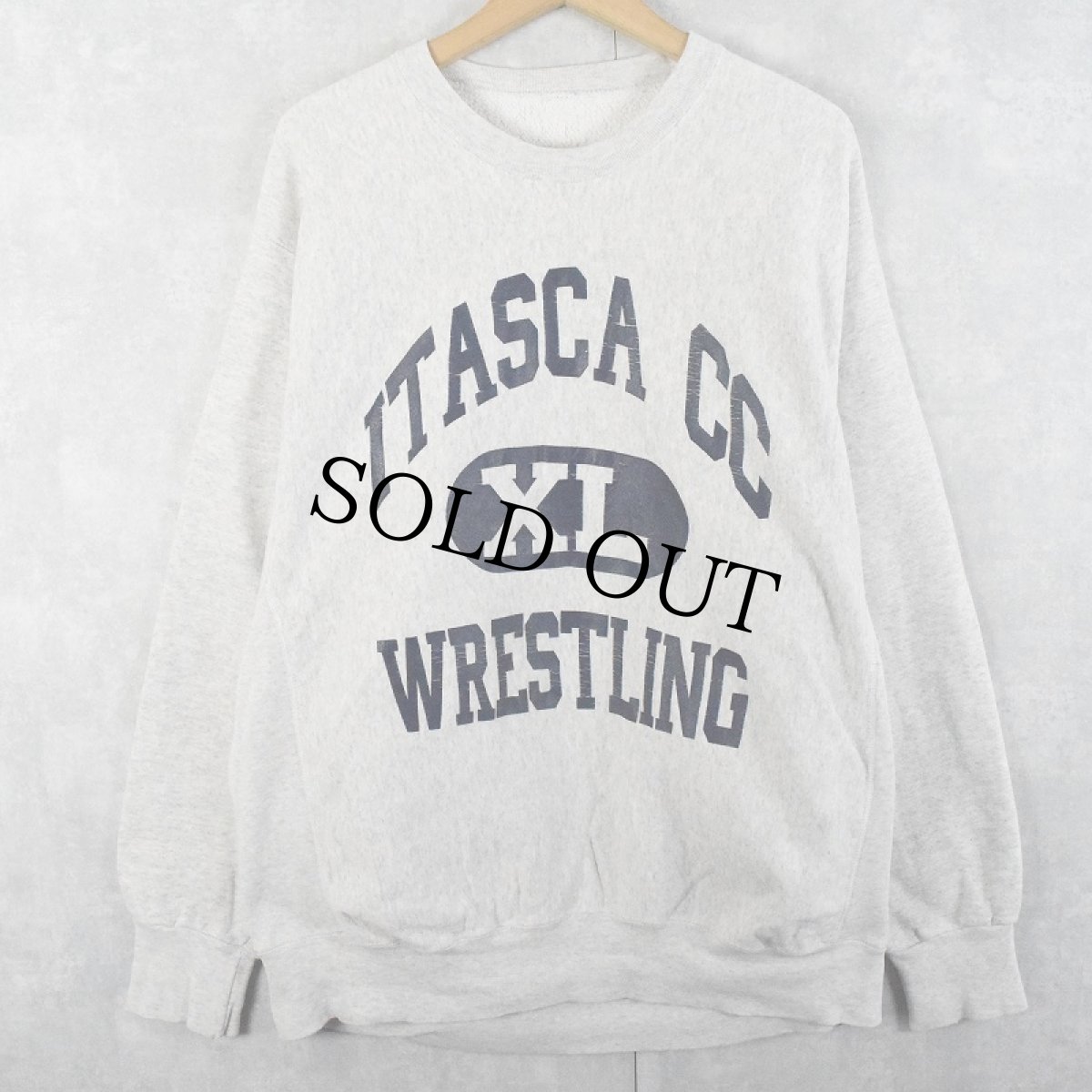 画像1: REVERSE WEAVE TYPE "ITASCA CC WRESTLING" プリントスウェット (1)