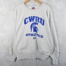 画像1: 2000's Champion REVERSE WEAVE "CWRU ATHLETICS" プリントスウェット XL (1)