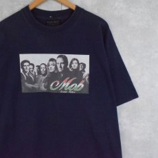 画像1: 90's Serial Killer "The Sopranos / Mob" テレビドラマプリントTシャツ NAVY XL (1)