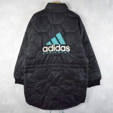 画像1: 【SALE】  90's adidas EQUIPMENT ロゴ刺繍 中綿入り キルティングジャケット M (1)