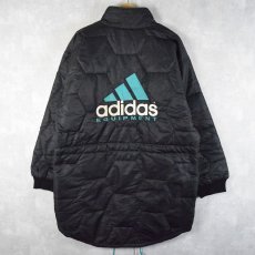 画像1: 【SALE】 90's adidas EQUIPMENT ロゴ刺繍 中綿入り キルティングジャケット M (1)