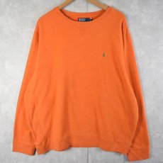 画像1: POLO Ralph Lauren 前V ロゴ刺繍スウェット XL (1)