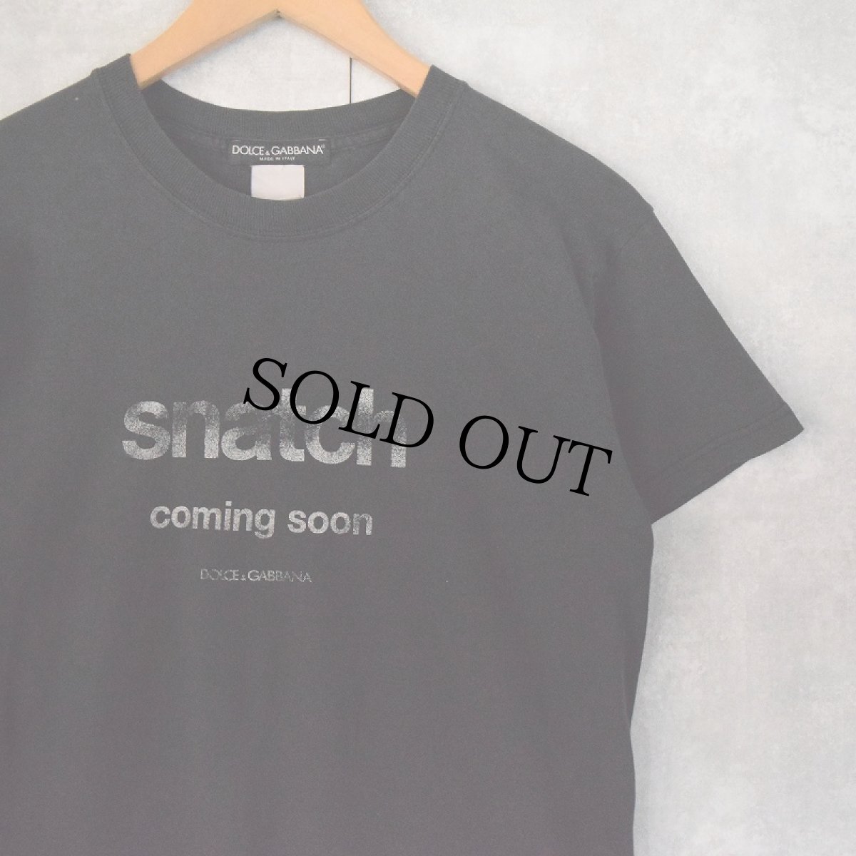 画像1: DOLCE&GABBANA ITALY製 "snatch" コメディ映画プリントTシャツ (1)