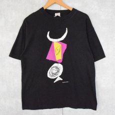 画像1: Joan Miro アートプリントTシャツ L (1)
