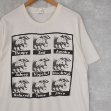 画像1: 90's Barbara Kruger USA製 "FOTOFOLIO UNITED AGAINST AIDS" エイズ撲滅プリントTシャツ L (1)