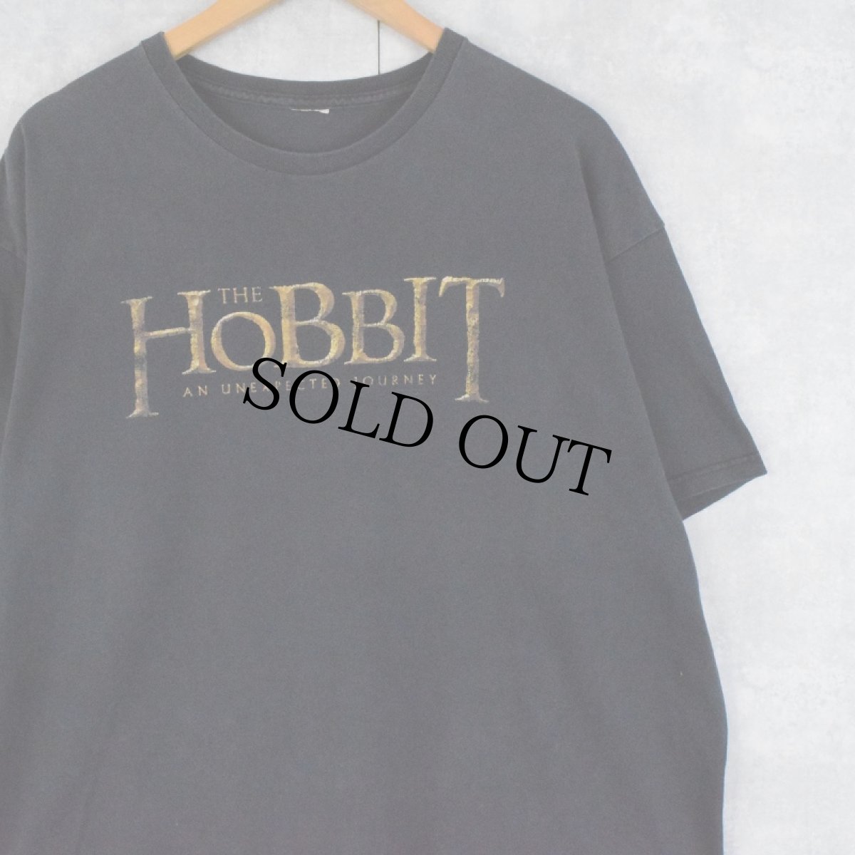 画像1: THE HOBBIT "An Unexpected Journey" ファンタジー映画プリントTシャツ (1)