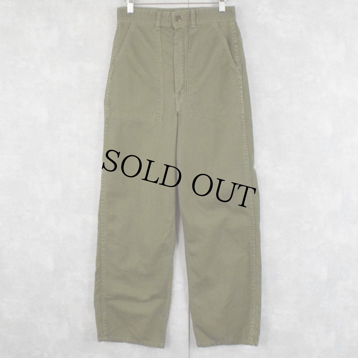 画像1: 民間品 60's FRUIT OF THE LOOM SANFORIZED ベイカーパンツ W28 (1)
