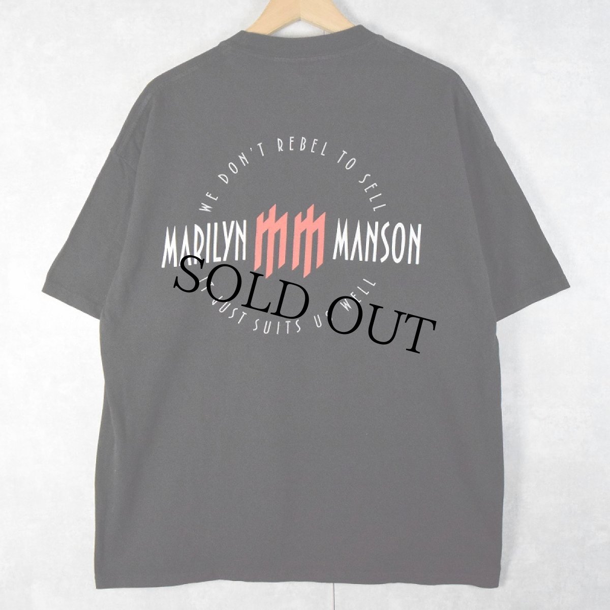 画像2: 2000's MARILYN MANSON "THE BRIGHT YOUNG THINGS" ロックバンドTシャツ XL (2)