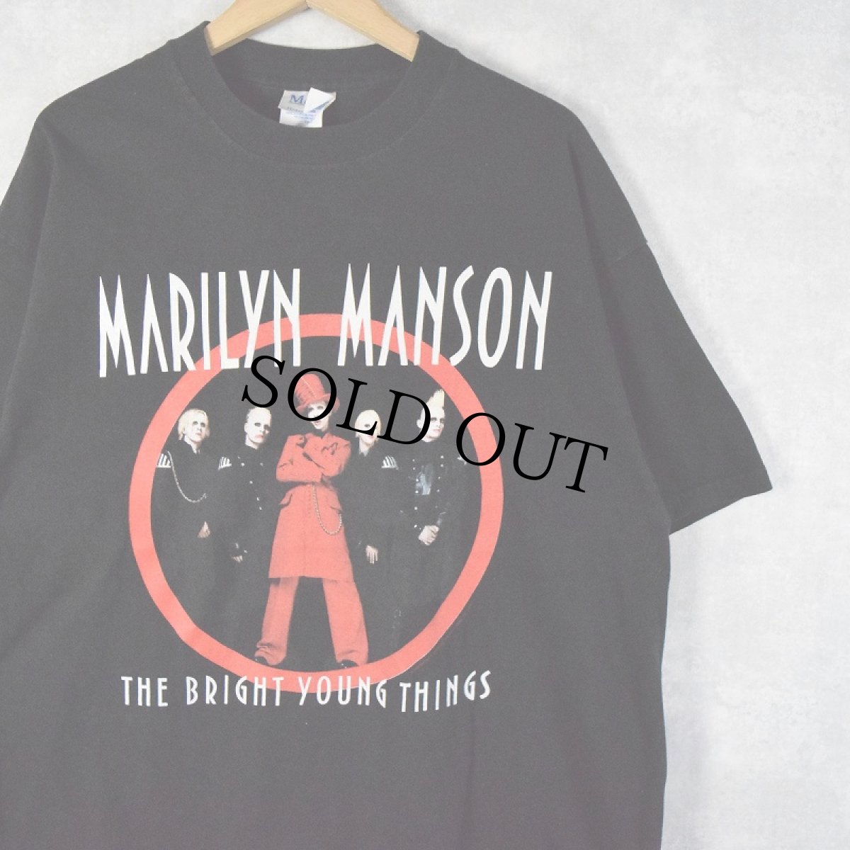 画像1: 2000's MARILYN MANSON "THE BRIGHT YOUNG THINGS" ロックバンドTシャツ XL (1)