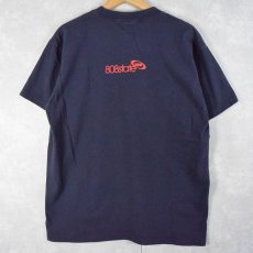画像2: 90's 808state テクノバンドTシャツ NAVY L (2)