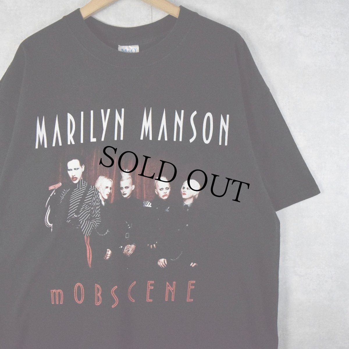 画像1: 2000's MARILYN MANSON "MOBSCENE" ロックバンドTシャツ XL (1)