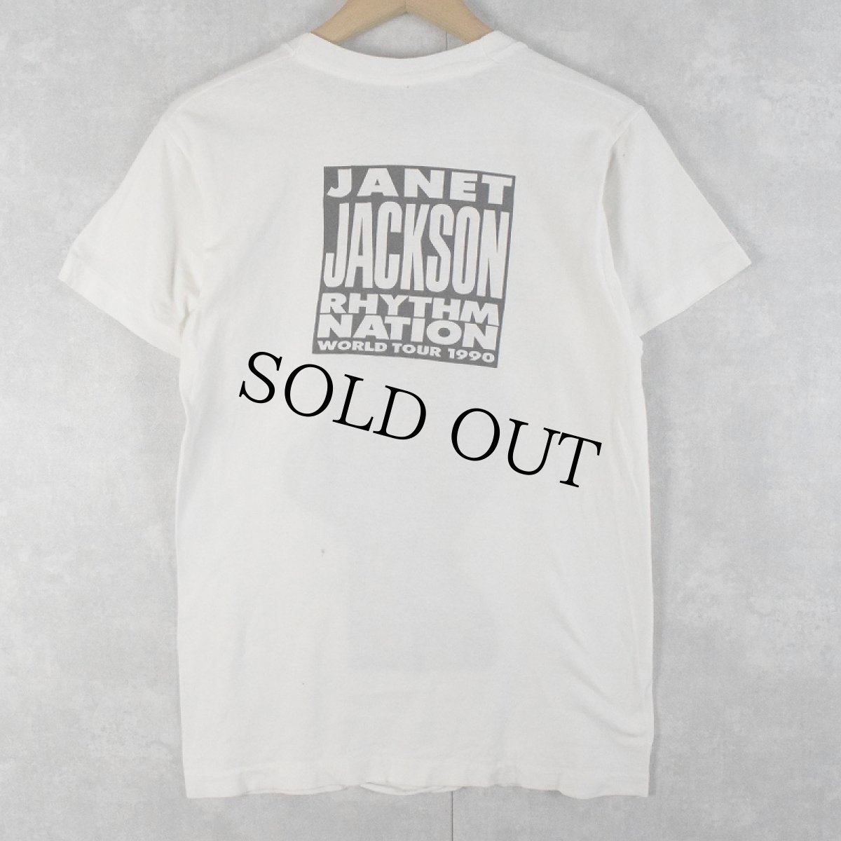 画像4: 90's JANET JACKSON "Rhythm Nation 1814" ミュージシャンTシャツ (4)