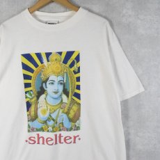 画像1: 90's Shelter "Supersoul recordings" ハードコアバンドTシャツ XL (1)