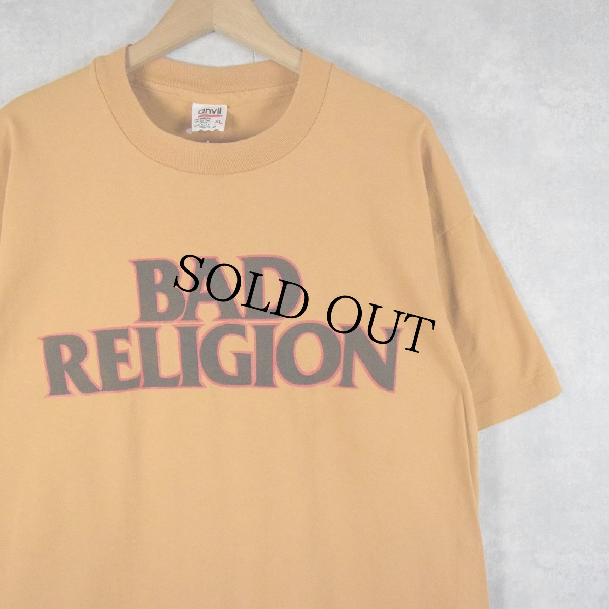 画像1: 90's BAD RELIGION USA製 パンクロックバンドTシャツ XL (1)