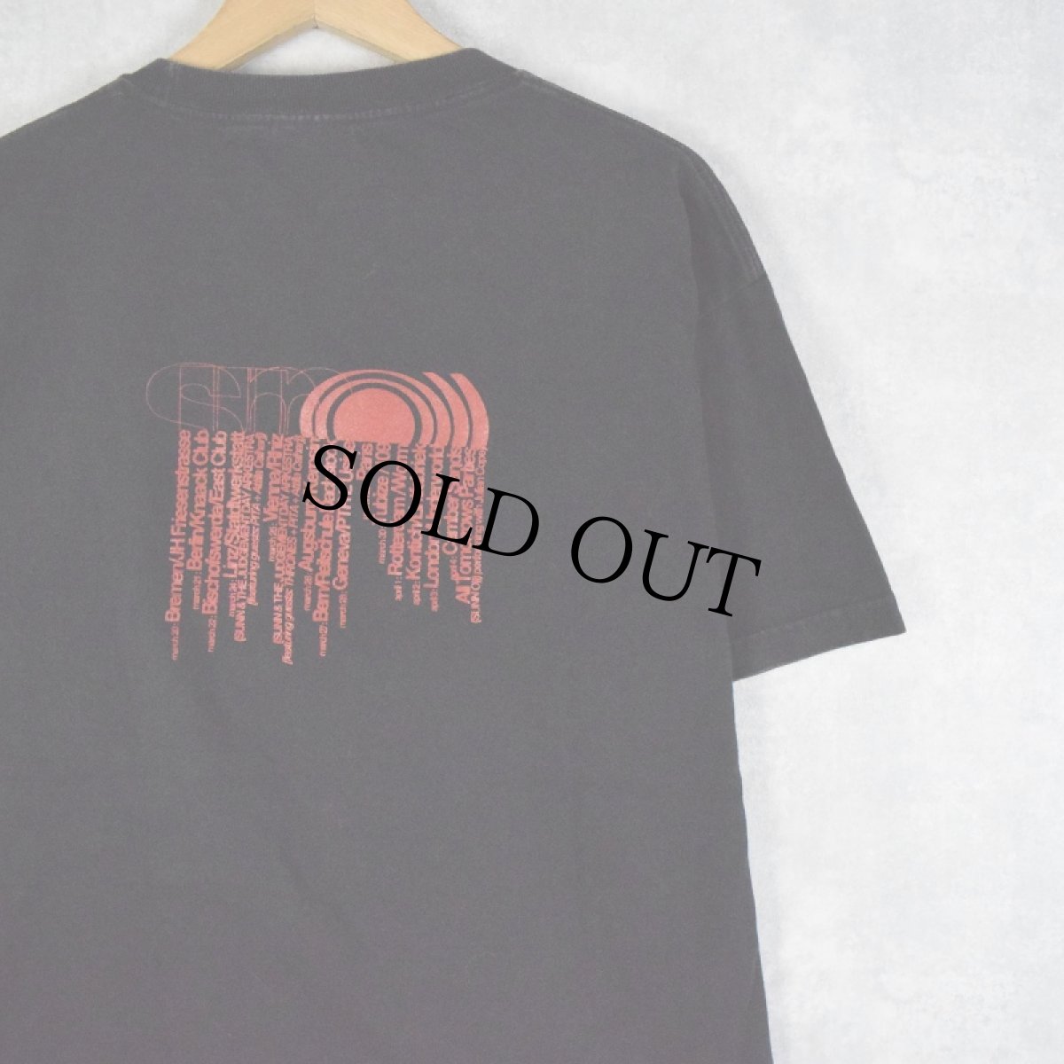 画像2: 2000's Sunn O))) ドゥームメタルバンドツアーTシャツ BLACK L (2)