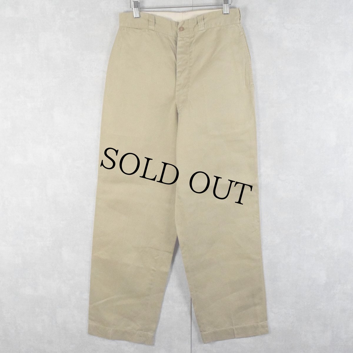 画像3: 50's U.S.ARMY チノトラウザーズ W29 (3)