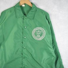 画像2: 60's XIX OLIMPIADA "Bollam's Cycle" フロッキープリント コーチジャケット M (2)